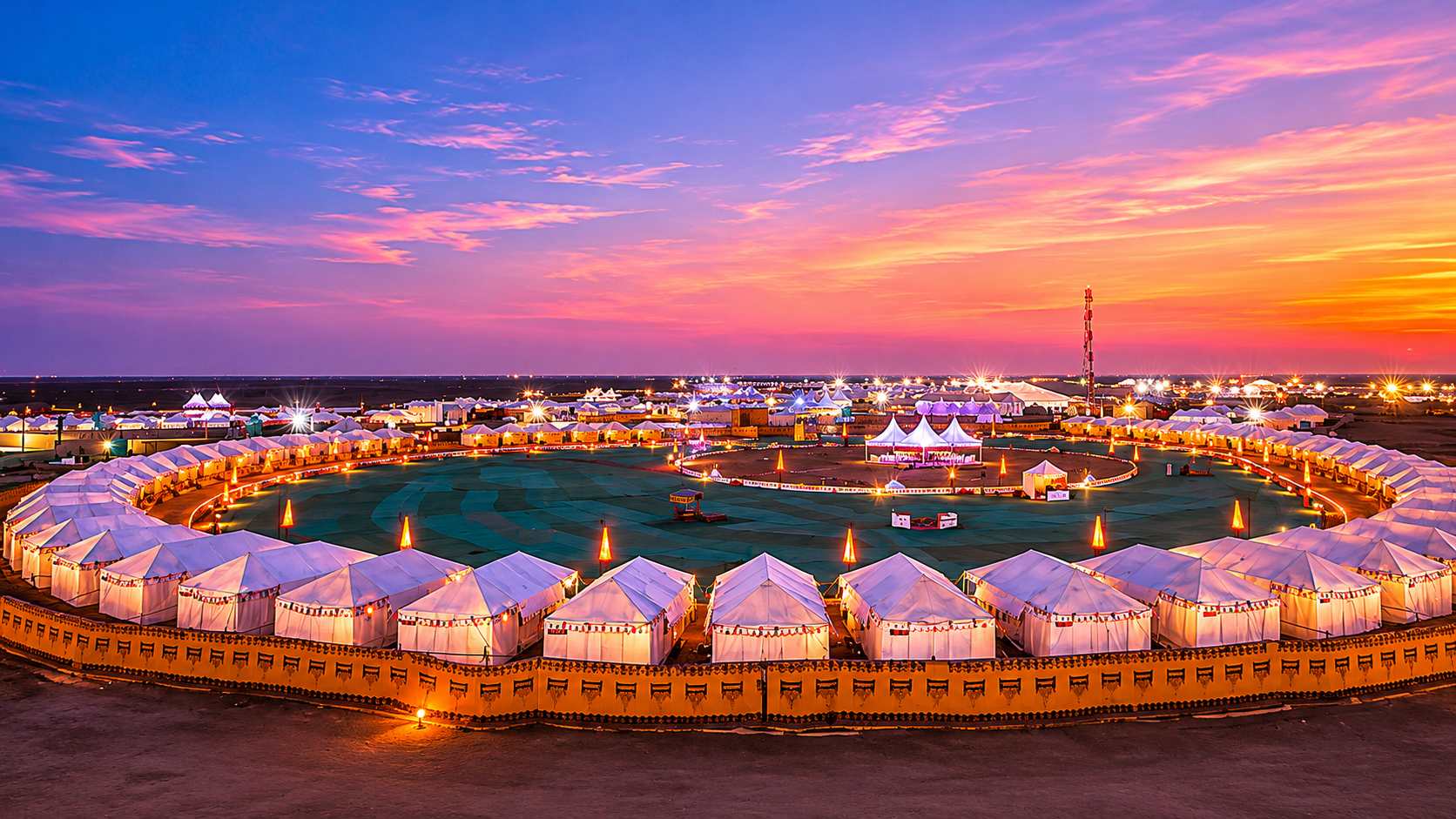 Luxury Tent City at Dhordo, White Rann of Kutch — Rann Utsav 2026-27